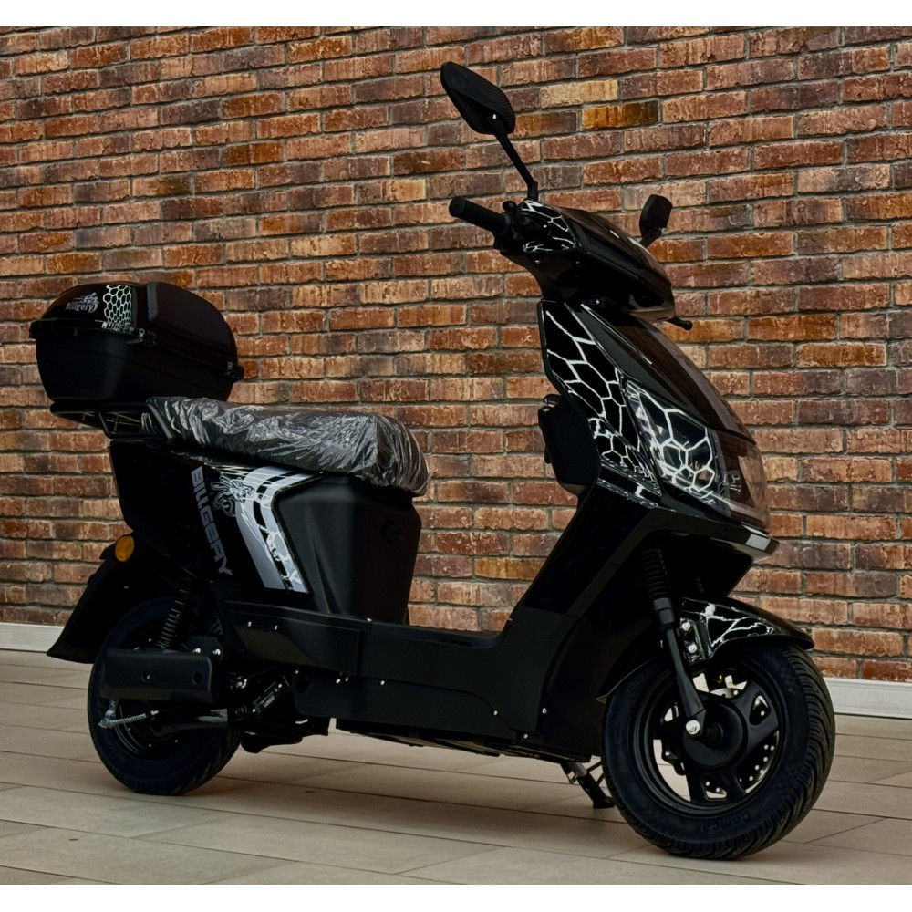 Електричний мопед Billgery B-86923: 1000W двигун, аккумулятор 72V/25Ah для ефективного пересування
