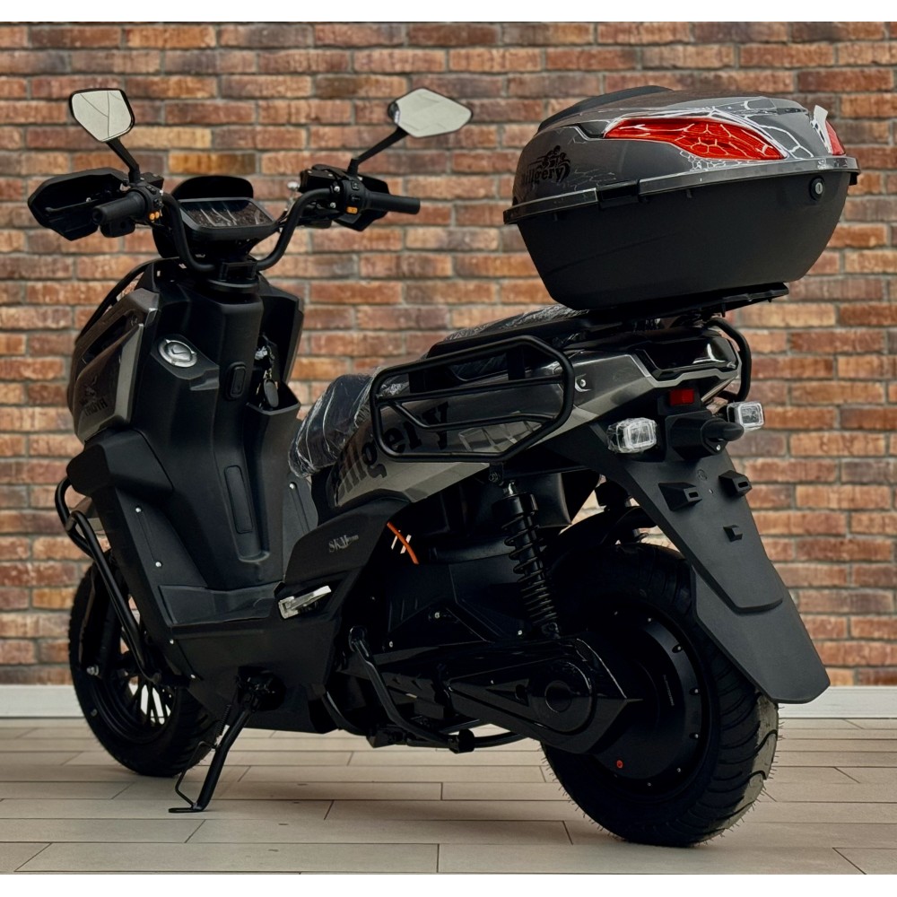 Електроскутер Billgery TROYA B-87908: 2000W Потужність, 72V/38Ah Акумулятор, LED Освітлення та Гідравлічні Дискові Гальма