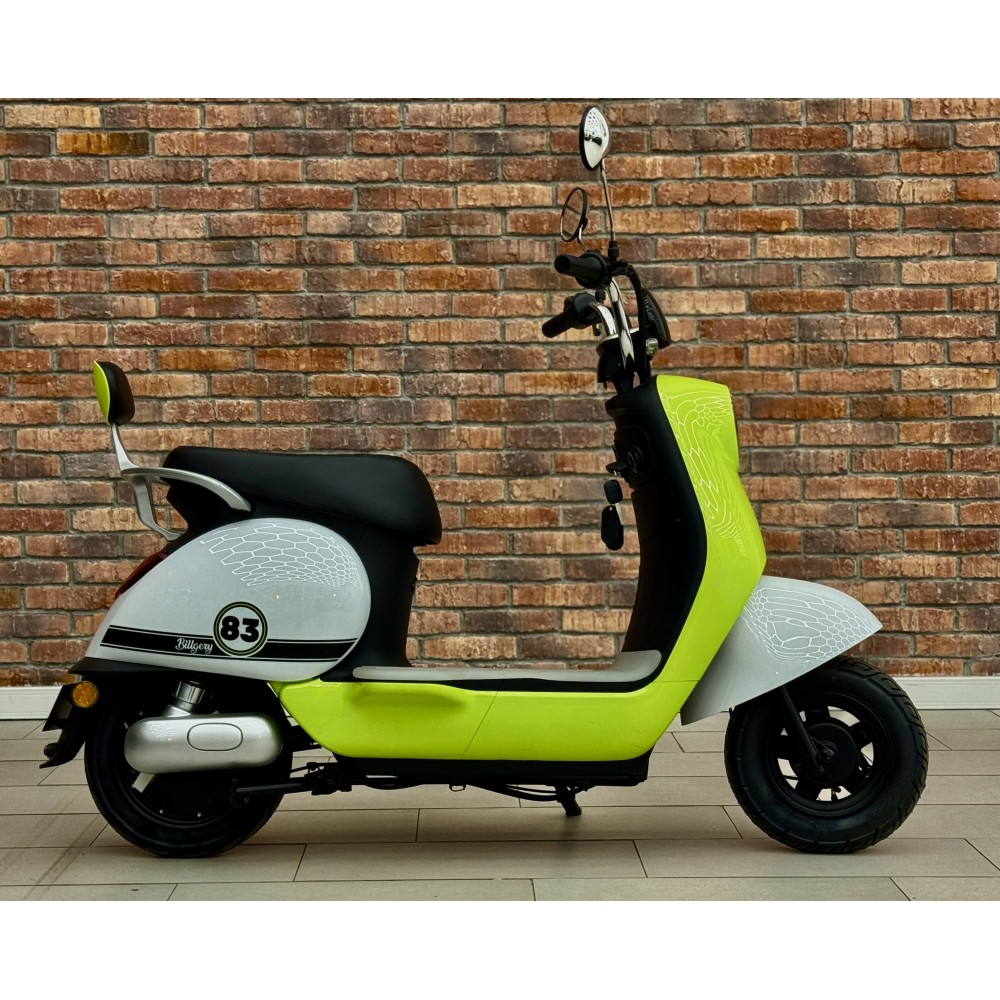 Електроскутер Billgery 83 BL-0301: Потужний Двигун 600W та Аккумулятор 60V/20Ah