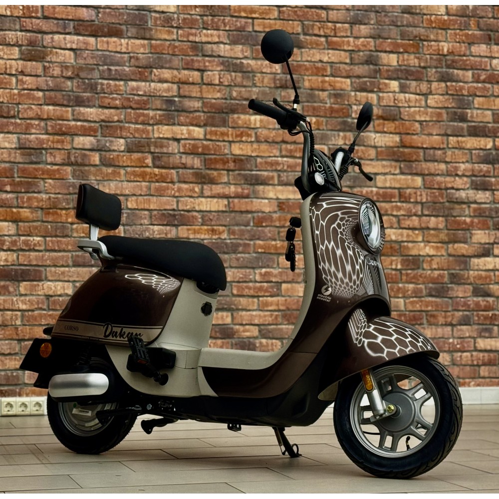 Електричний мопед Corso Dakar D-411800: 500W двигун, 60V/20Ah аккумулятор