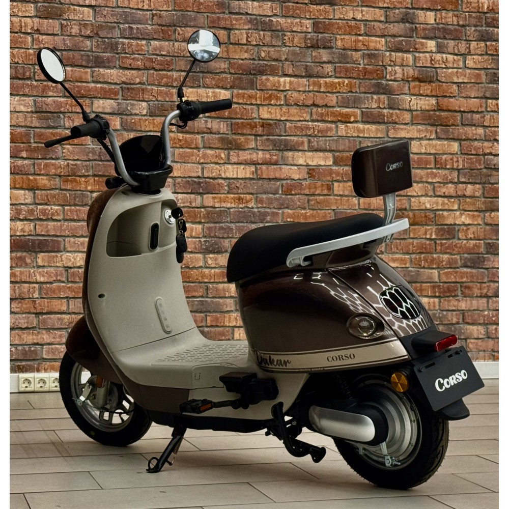 Електричний мопед Corso Dakar D-411800: 500W двигун, 60V/20Ah аккумулятор