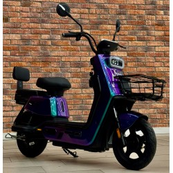 Електроскутер Corso Exellent 10" EX-60412 650W 72V 20Ah, з педалями, кошиком та сигналізацією