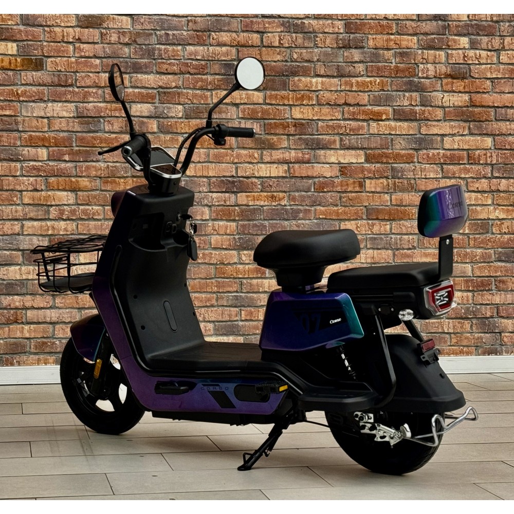 Електроскутер Corso Exellent 10" EX-60412 650W 72V 20Ah з Педалями, Кошиком та Сигналізацією