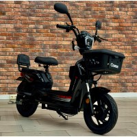 Електричний мопед Corso T-Rok32 TR-010540 500W 48V/20Ah, з педалями, кошиком і сигналізацією