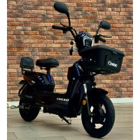 Електричний мопед Corso T-Rok32 TR-027619 500W 48V/20Ah, з педалями, кошиком і сигналізацією