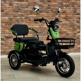 Електротрицикл Billgery BLG-4789 800W 72V 20Ah три місця LED фара сигналізація кошик