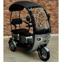 Електротрицикл Corso Terra TR-102003 800W 72V 20Ah з дахом, лобовим склом і дощовиком, 3 місця