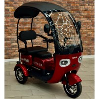 Електротрицикл Corso Terra TR-420311 800W 72V 20Ah з дахом, лобовим склом і дощовиком, 3 місця