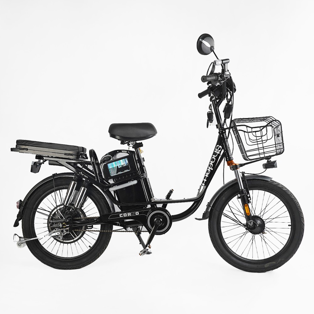 Електровелосипед Corso «Shadow» 22" SH-7324-5 двигун 500W, акумулятор 48V/20Ah, SH-7324-5