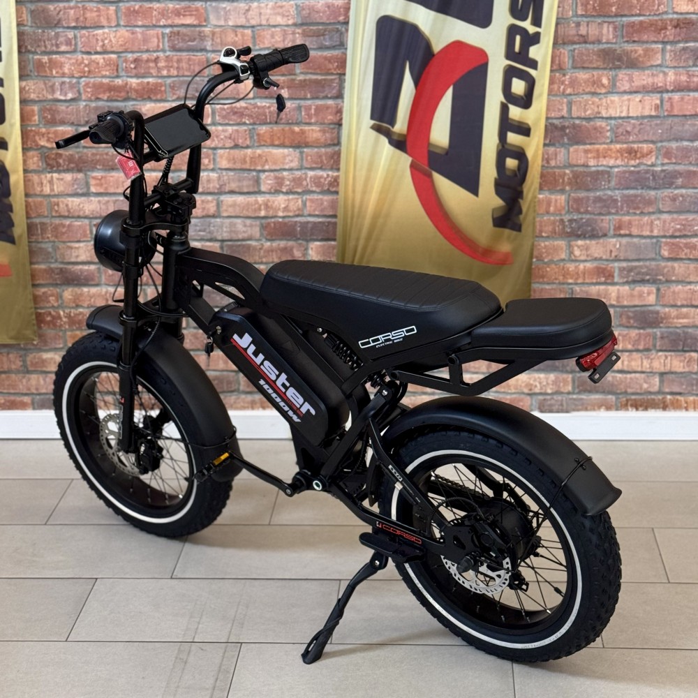 Електрофетбайк Corso Juster J-40524 1000W 48V/18Ah 20" Shimano 7 швидкостей LCD дисплей гідравлічні гальма