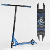 Самокат трюковий Best Scooter 98901 HIC-система, пеги, алюмінієві диски та дека, анодоване фарбування, колеса PU, d = 110мм, кермо 60 см
