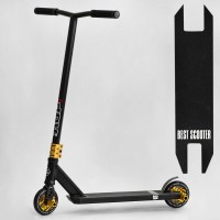 Трюковий самокат Best Scooter HOP N-01801 HIC-система, ПЕГИ, алюмінієві диски та дека, колеса PU, d=120мм, кермо 58 см