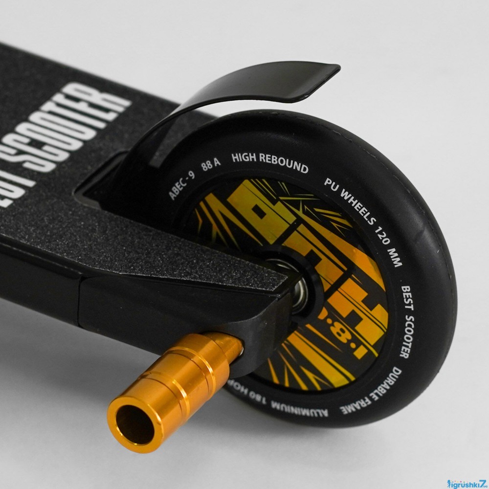 Трюковий самокат Best Scooter HOP N-01801: алюмінієва дека, PU колеса d=120мм, HIC-система, ПЕГИ