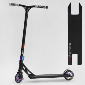 Трюковий самокат Best Scooter Freestyle N-43005 HIC-система, ПЕГИ, алюмінієві диски та дека, колеса PU, d=120мм, кермо 58 см