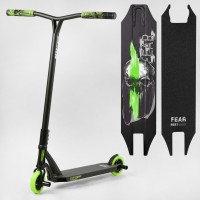 Самокат трюковий Best Scooter FEAR МТ-60611 SCS-система, ПЕГИ, алюмінієві диски та дека, колеса PU, d=115мм, кермо 58 см