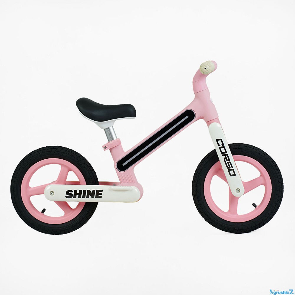 Велобіг Corso Shine JT-10059: Легка Нейлонова Рама з Підсвічуванням, 12” Надувні Колеса