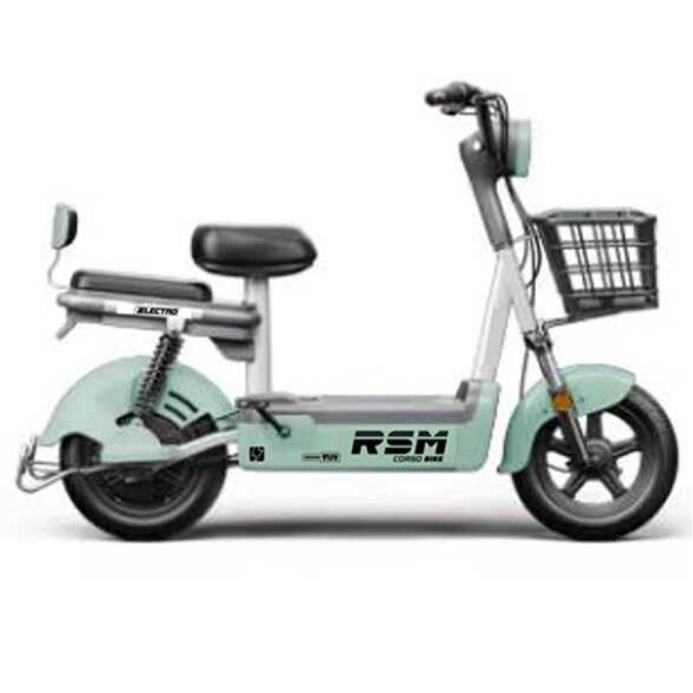 Електромопед Corso RSM RS-60093 500W 48V 20Ah LED фари сигналізація кошик пасажирське місце