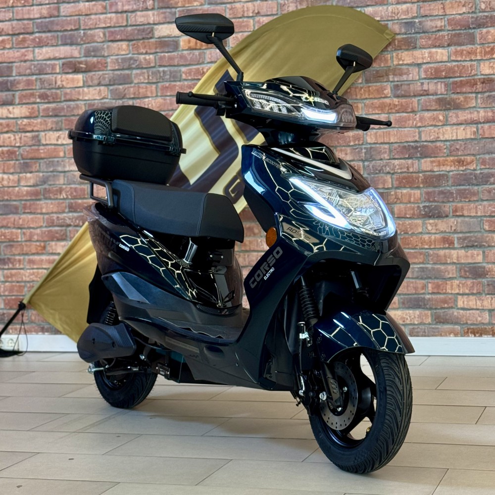 Електроскутер Corso Matrix MX-502036 (1200W, 72V/25Ah, 50 км/год, 60 км запас ходу, 2 місця)