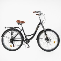 Велоcипед міський Corso «Viola» 26" дюймів VL-26520, 21-швидкісний, Shimano, з амортизаційною вилкою