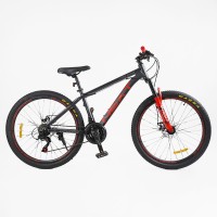 Велосипед спортивний Corso Next 26" NX-26159, алюмінієва рама 15", 21 швидкість, дискові гальма