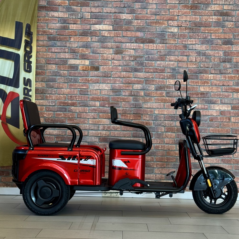 Електричний трицикл Corso SIG-7 SG-447084 двигун 1200W, акумулятор 72V/23Ah, колеса 300-10