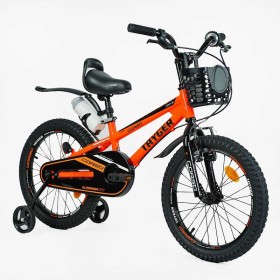 Велосипед 2-х колісний дитячий CORSO TAYGER TG-60258 16" Алюмінієва рама, бічні колеса, кошик, пляшечка