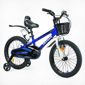 Велосипед 2-х колісний дитячий CORSO TAYGER TG-62893 16" Алюмінієва рама, бічні колеса, кошик, пляшечка