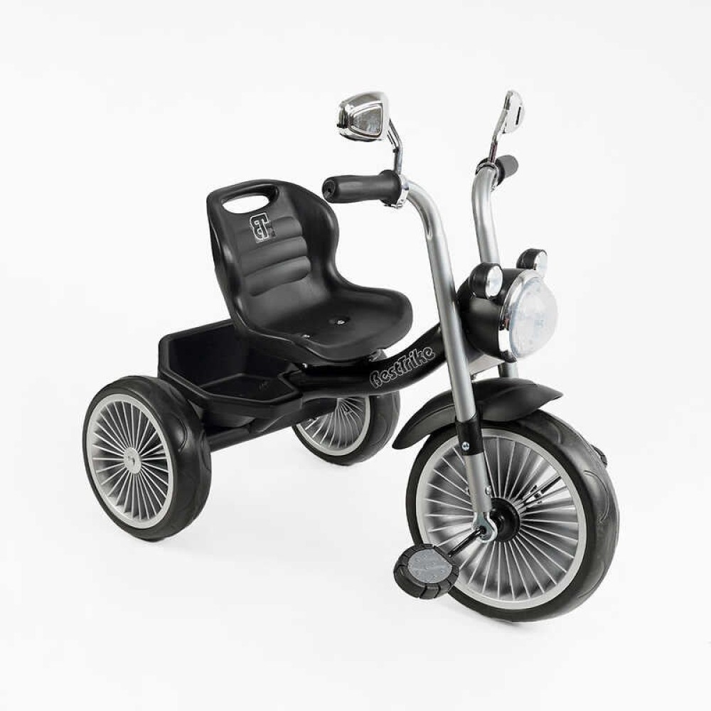 Велосипед 3-х колісний BS-67800 "Best Trike" колеса EVA переднє 10", заднє 8", сталева рама, УКР. ОЗВУЧУВАННЯ, кошик, в коробці