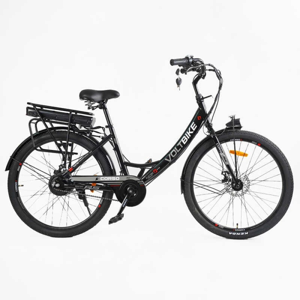 Електровелосипед Corso VOLT BIKE 350W 36V/10Ah, дискові гальма, багажник