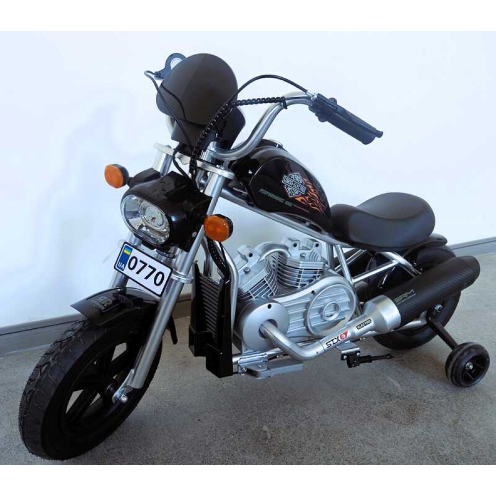 Мотоцикл електричний дитячий Corso H-59720 (1) двигун 160W, акумулятор 24V5Ah, Bluetooth, звук двигуна, в коробці