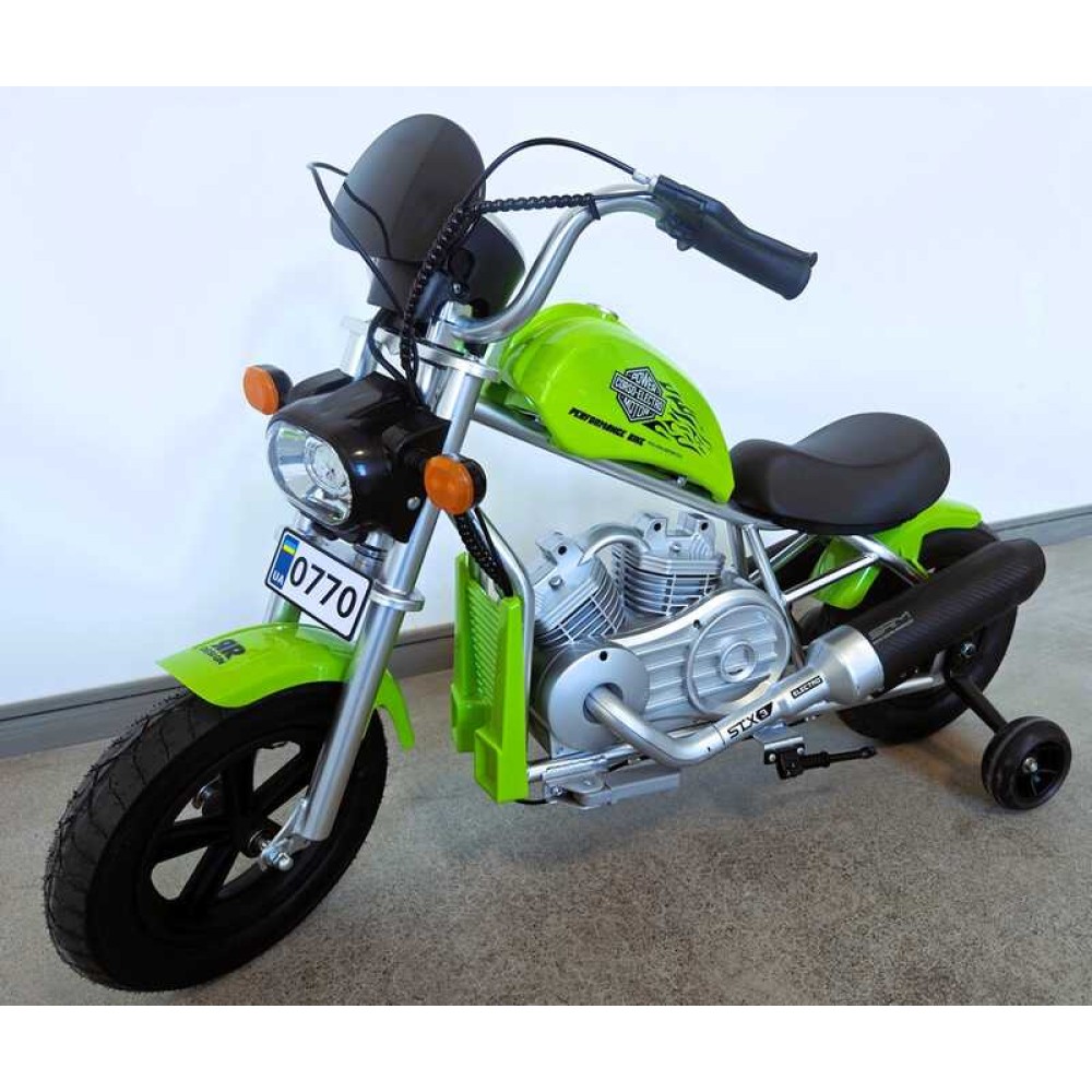 Мотоцикл електричний дитячий Corso H-52194 (1) двигун 160W, акумулятор 24V5Ah, Bluetooth, звук двигуна, в коробці