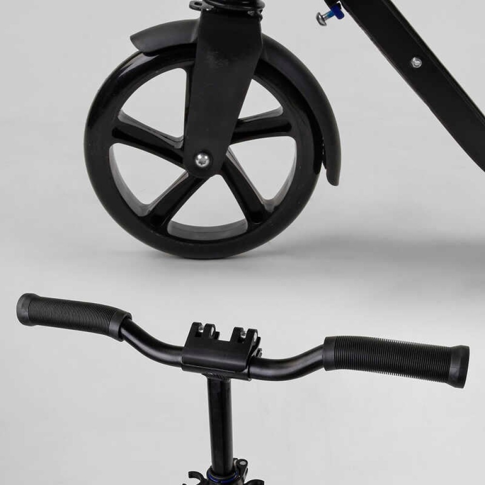Самокат двоколісний 67490 "Best Scooter" (2) затиск керма, колеса PU - 20 см, 1 амортизатор