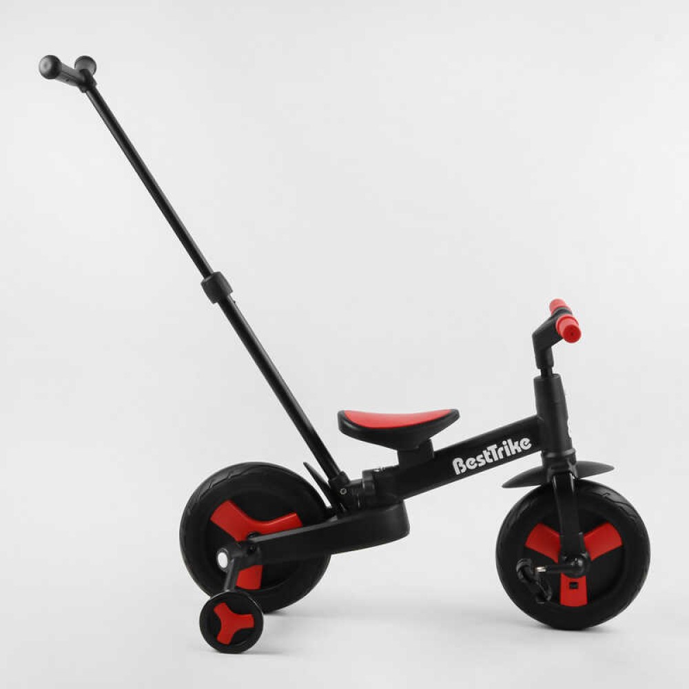 Велосипед-трансформер Best Trike 23031 колеса PU 10'', батьківська ручка, знімні педалі