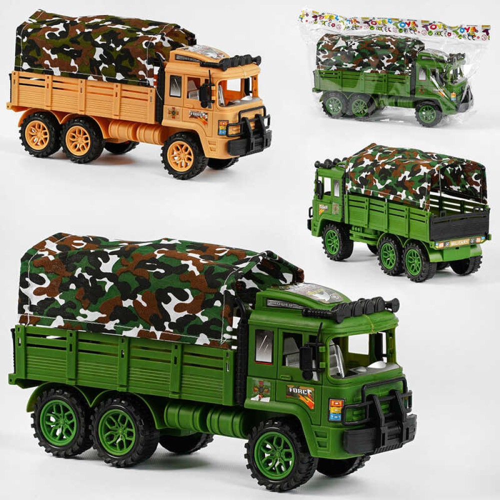 Машина C 79 (72/2) 2 види, військова вантажівка, інерція, в пакеті