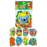 гр Пазли бейбі MAXI Малюк зможе "Тварини. Іграшки" VT1722-23 укр (8) "Vladi Toys", в пакеті