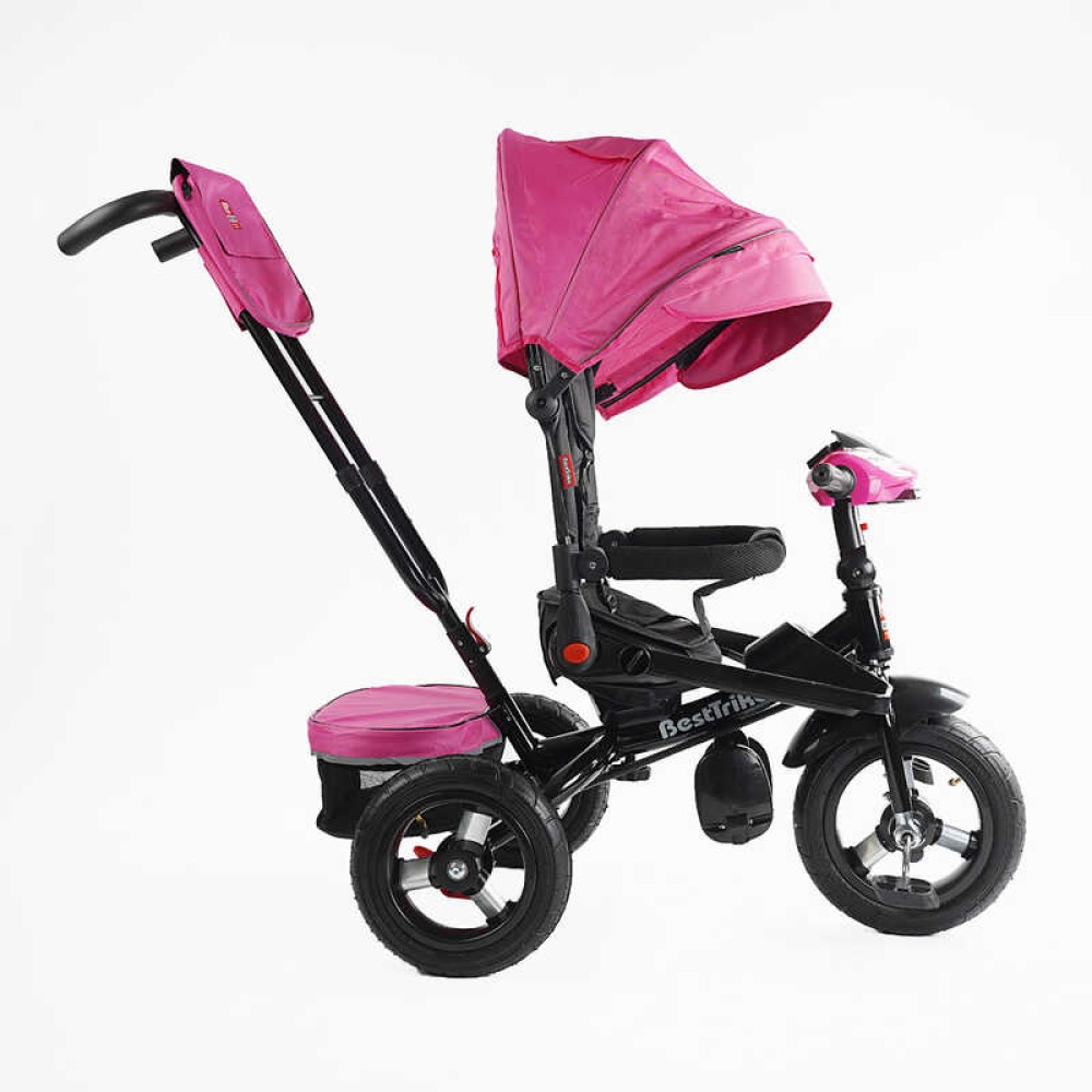 Велосипед 6088 F – 701-16 Best Trike ПОВОРОТНЕ СИДІННЯ, СКЛАДНЕ КЕРМО, ФАРА МУЗИЧНА З USB,Bluetooth НАДУВНІ КОЛЕСА, ПУЛЬТ ВКЛЮЧЕННЯ СВІТЛА І ЗВУКУ