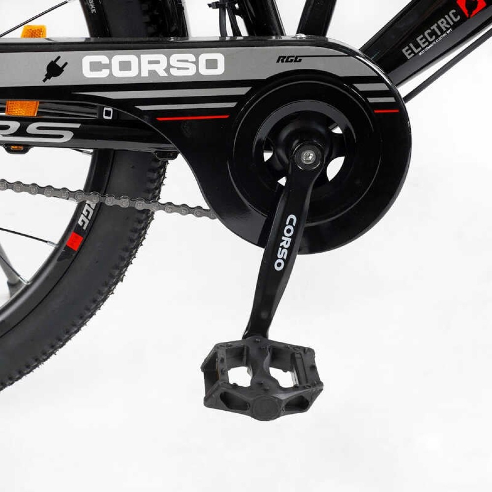 Електровелосипед Corso VOLT BIKE 350W 36V/10Ah, дискові гальма, багажник