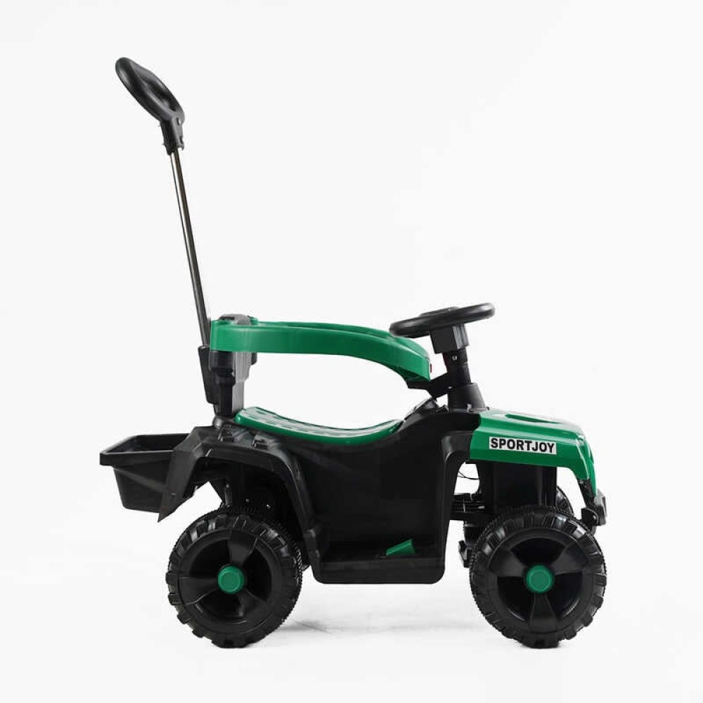 Толокар електричний JOY М-71806 двигун 18W, акумулятор 6V, захисний бампер, батьківська ручка, в коробці
