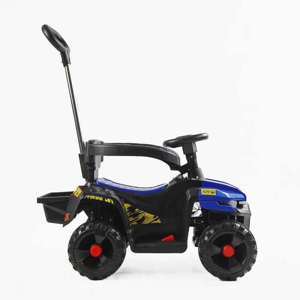 Толокар електричний JOY М-72323 двигун 18W, акумулятор 6V, захисний бампер, батьківська ручка, в коробці
