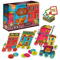 гр Гра настільна розважальна "Готель Гавкіт" VT8055-43 (5) "Vladi Toys", 4 готелі, 24 жетони собак, 100 карток, правила гри, в коробці