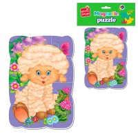 гр Магнітні бебі пазли "Малюк зможе. Овечка" VT3301-02 (50) "Vladi Toys"