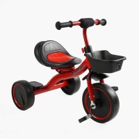 Велосипед 3-х колісний BS-44105 "Best Trike" колеса EVA переднє 10", заднє 8", сталева рама, УКР.ОЗВУЧУВАННЯ, світло, кошик, в коробці