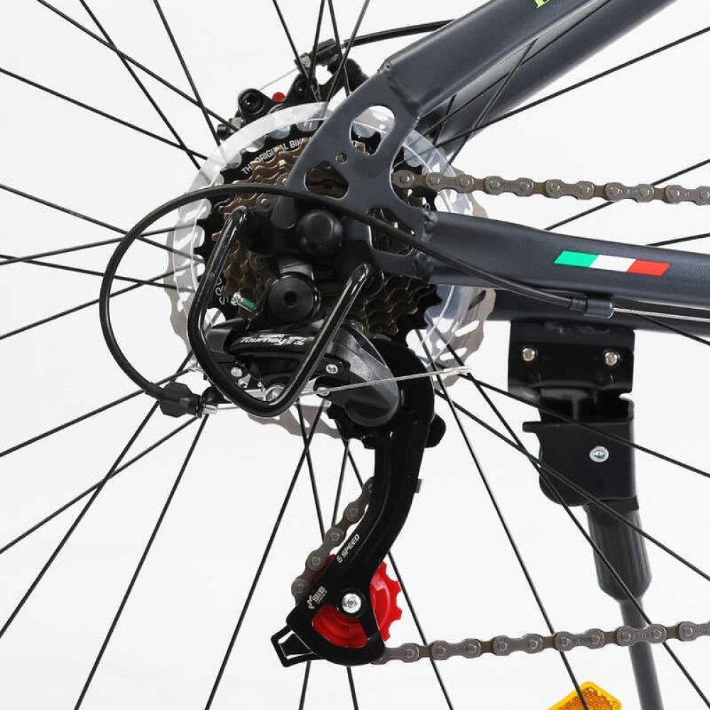 Велосипед спортивний Corso ALPHA LF-29815 29", сталева рама 21", 21 швидкість, Shimano, дискові гальма