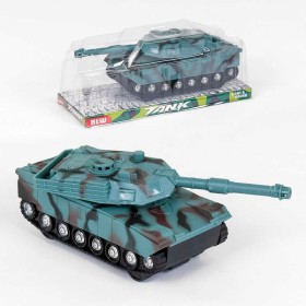 Танк 383-22 D (120) інерційний, світло, звук, поворотна вежа, в слюди