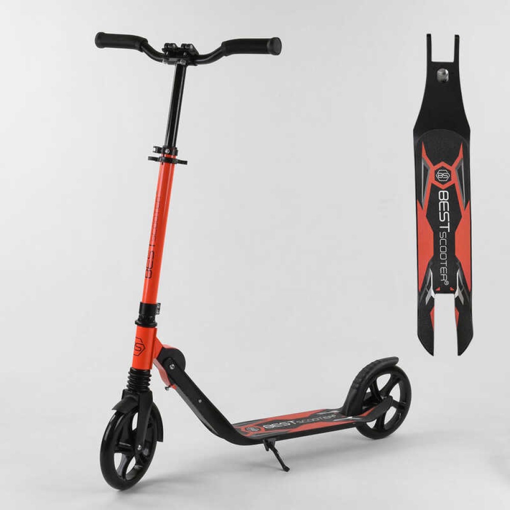Самокат двоколісний 67450 "Best Scooter" (2) затиск керма, колеса PU - 20 см, 1 амортизатор
