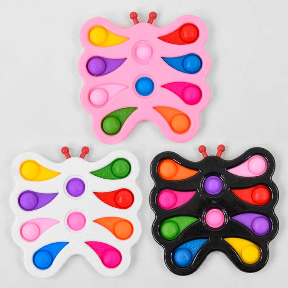 Игра антистресс С 45643 (200) Pop it (Поп ит) Simple Dimple (Симпл Димпл) 17 см, 10 пупырок, в пакете