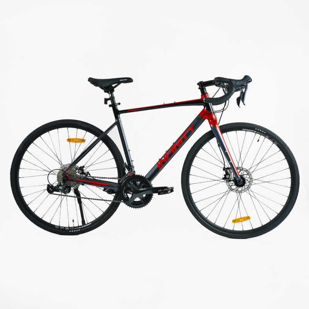 Велосипед Гравійний Corso "Infinity" FN-28590 алюмінієва рама 21", Shimano SORA 18 швидкостей, карбонова вилка