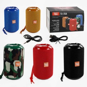 Колонка C 67916 / TG 264 (40) bluetooth, від акумулятора, micro USB, TF-картка, usb-слот, AUX-роз’єм, в коробці, ВИДАЄТЬСЯ ТІЛЬКИ МІКС ВИДІВ