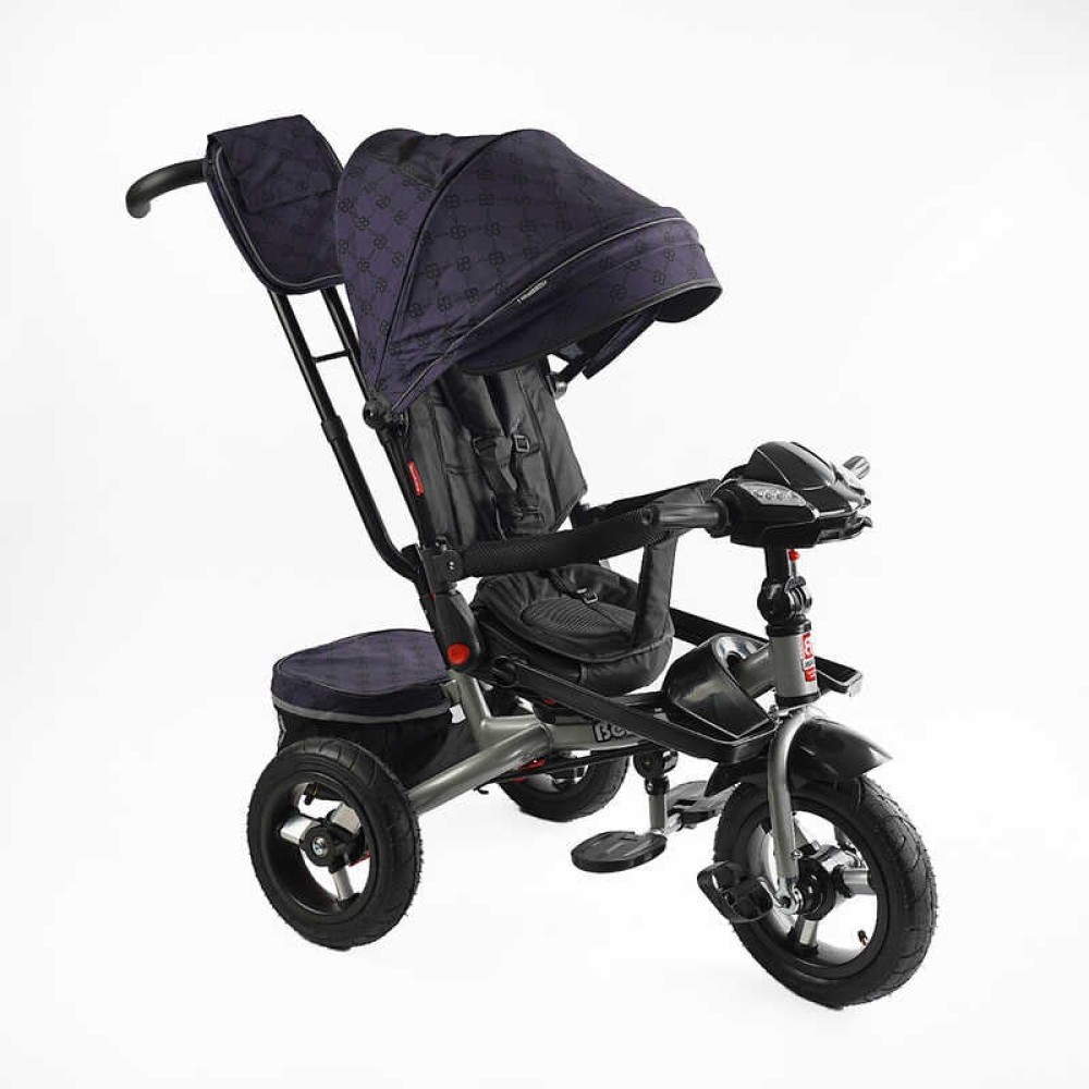 Велосипед 6088 F – 702-15 Best Trike ПОВОРОТНЕ СИДІННЯ, СКЛАДНЕ КЕРМО, ФАРА МУЗИЧНА З USB,Bluetooth НАДУВНІ КОЛЕСА, ПУЛЬТ ВКЛЮЧЕННЯ СВІТЛА І ЗВУКУ
