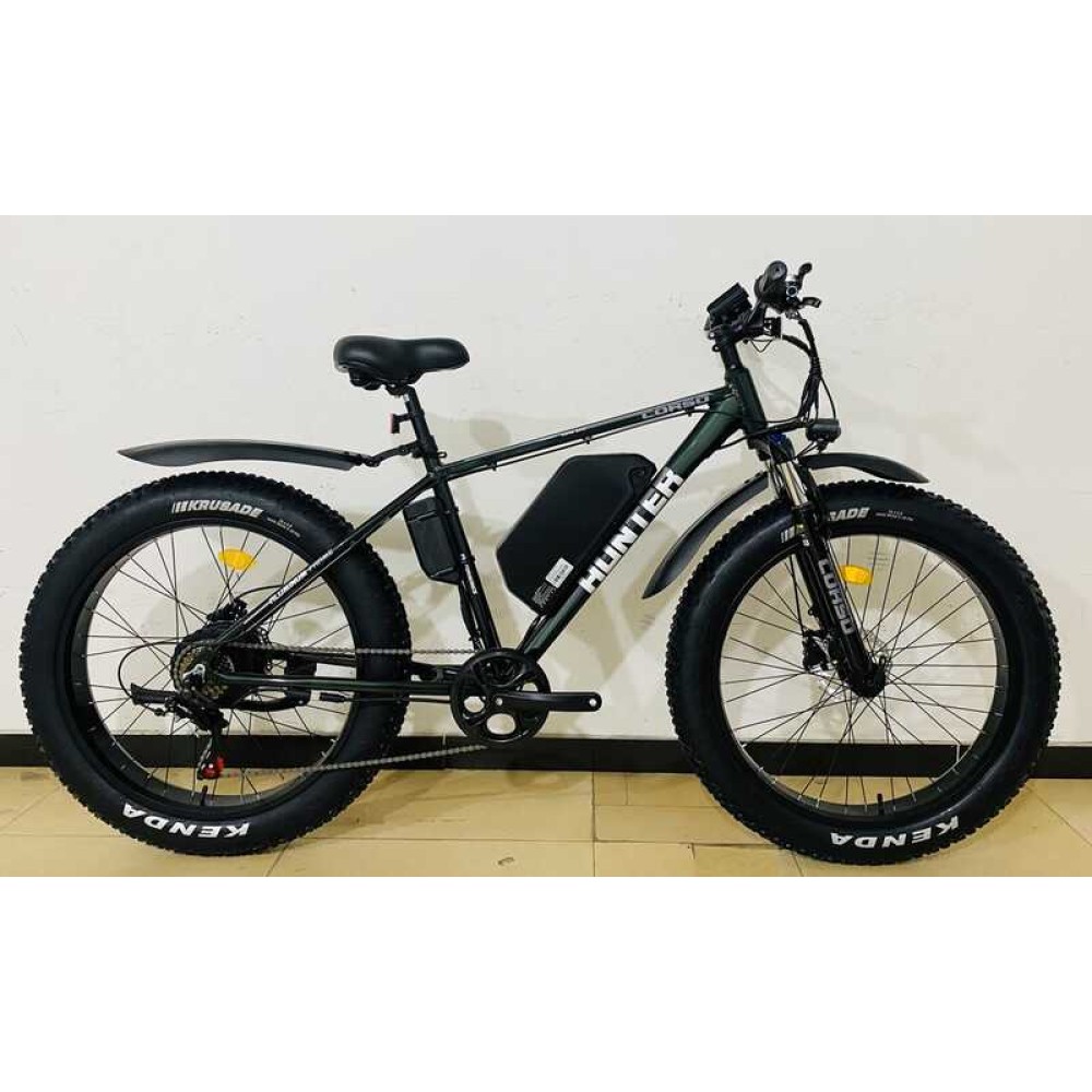 Електровелосипед-фетбайк Corso «Hunter» 26" HR-57033 з двигуном 750W, акумулятором 48V/20Ah та алюмінієвою рамою 19"